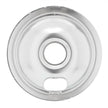 Bol de récupération de gouttes de cuisinière Frigidaire 316048414, 6 pouces, chromé.