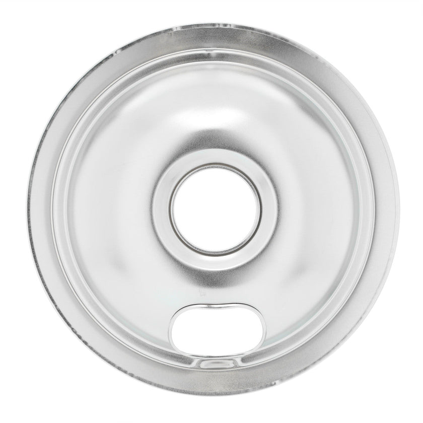 Bol de récupération de gouttes de cuisinière Frigidaire 316048414, 6 pouces, chromé.