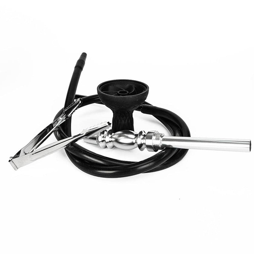 Acrylic round pot hookah set