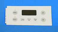 Frigidaire 316220728 White Oven Range Clock Overlay