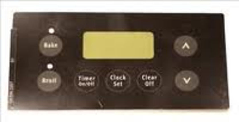 Frigidaire 316220729 Black Oven Range Clock Overlay