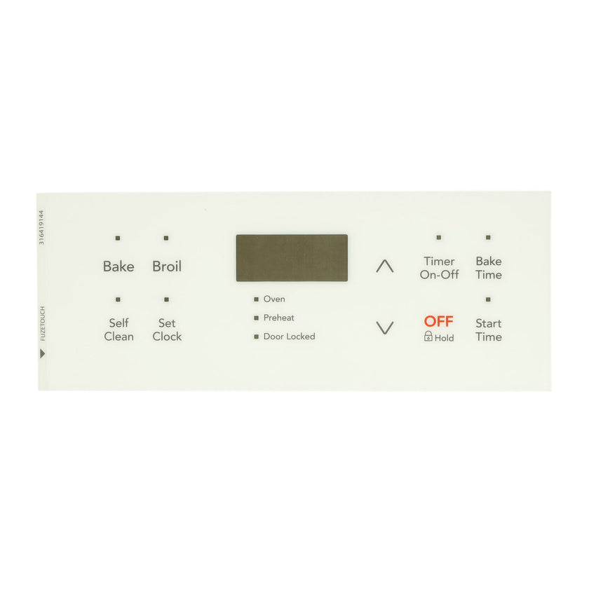 Frigidaire Oven Range Overlay Part 316419144