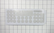 Frigidaire 316419827 White Clock Overlay for ES540 Oven Range