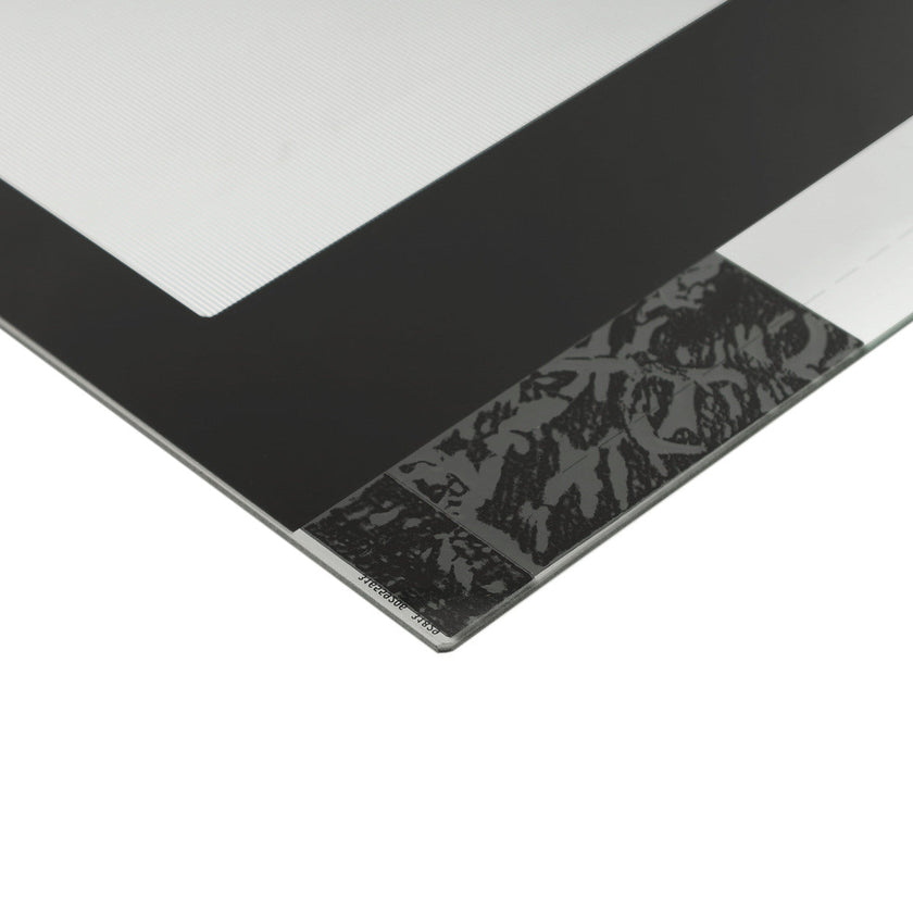 Verre de porte de four noir avec feuille de protection Frigidaire 316452758