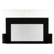 Verre de porte de four noir avec feuille de protection Frigidaire 316452758
