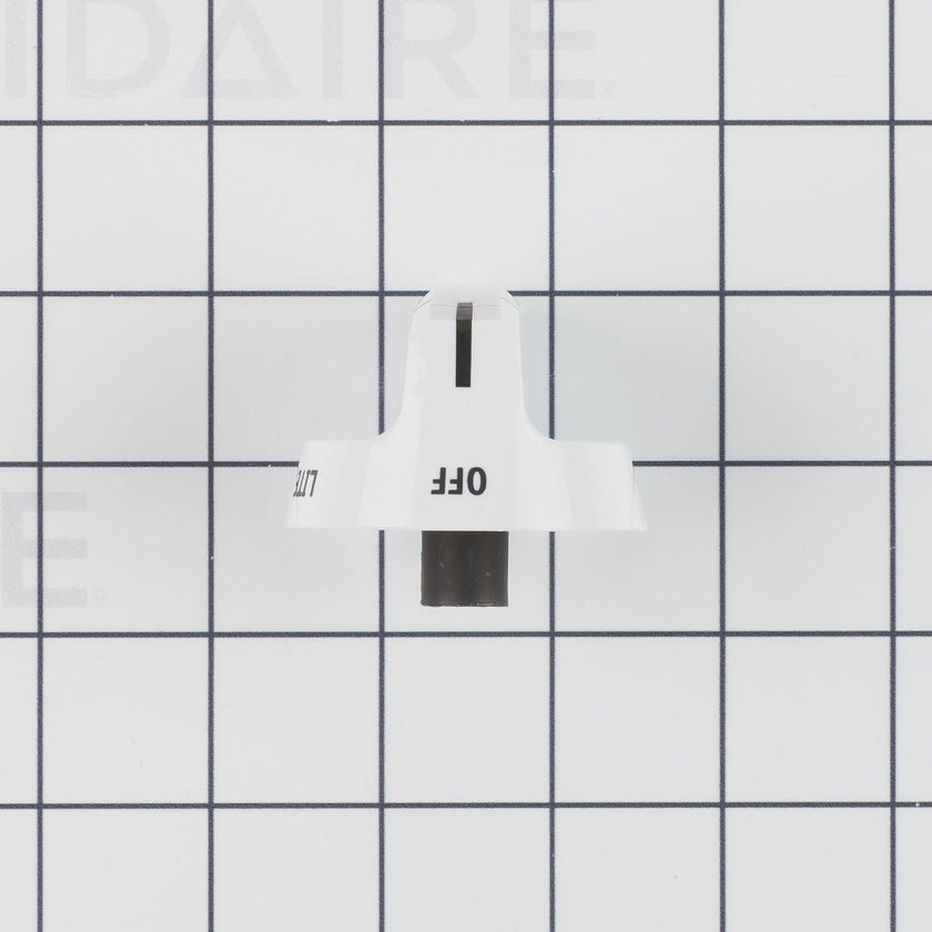 Frigidaire 316543906 White Top Valve Knob for Oven Range