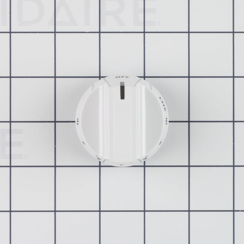 Frigidaire 316543906 White Top Valve Knob for Oven Range