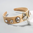 Fashion Inlaid Rhinestone pearl Headband dress headpiece
