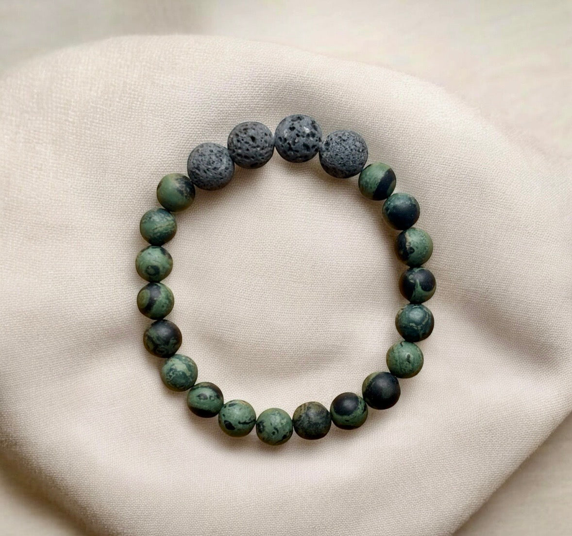 Volcanic Rock Diffuser Bracelet – African Turquoise