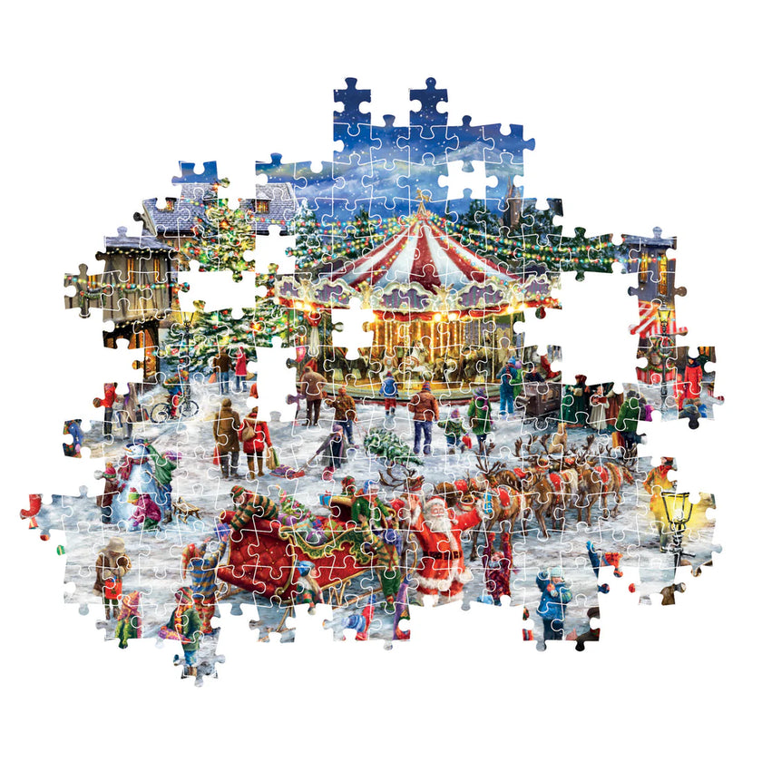 Clementoni - PZ1500 : LA FOIRE DE NOËL