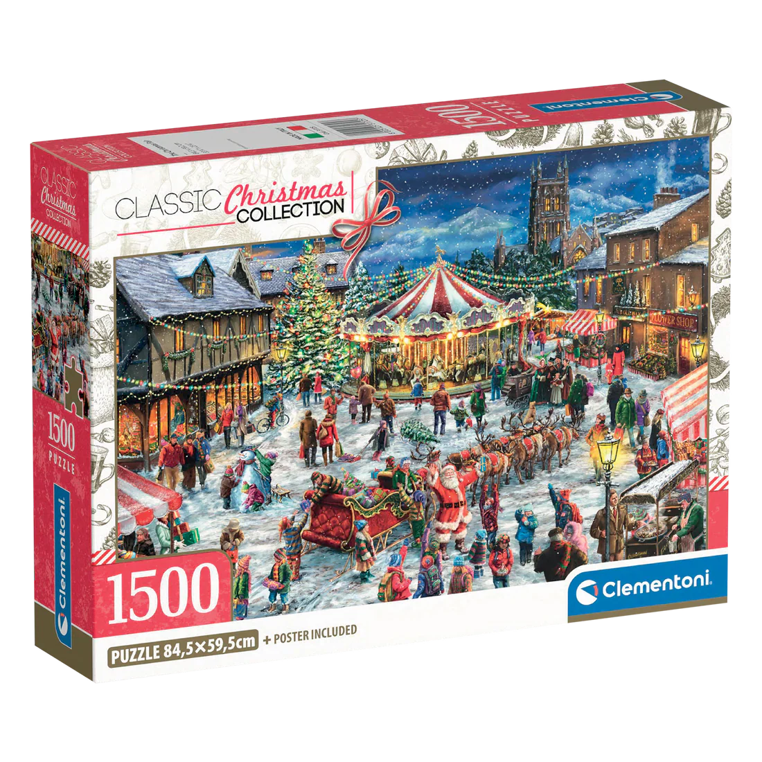 Clementoni - PZ1500 : LA FOIRE DE NOËL
