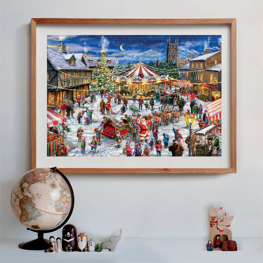 Clementoni - PZ1500 : LA FOIRE DE NOËL