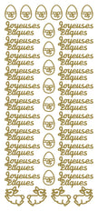 Peel Off Stickers - Joyeuses Paques