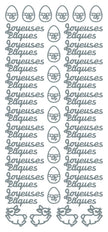 Peel Off Stickers - Joyeuses Paques