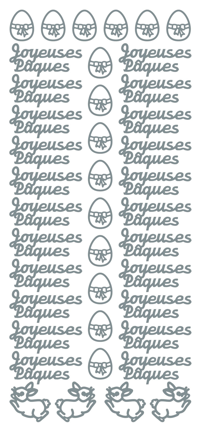 Peel Off Stickers - Joyeuses Paques