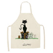 European and American cartoon cute cat apron