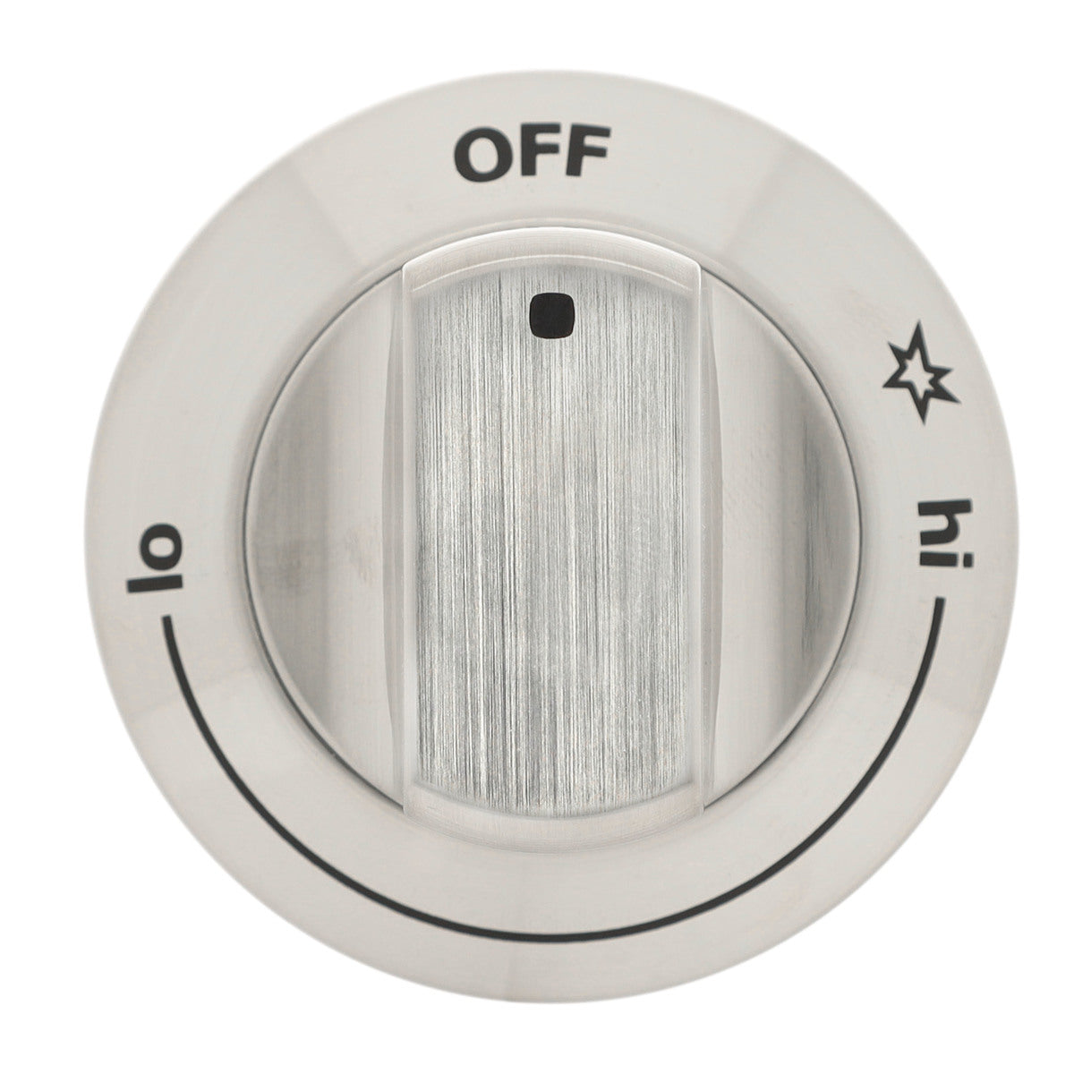 Frigidaire 318242275 Stainless Steel Control Knob for Cooktop