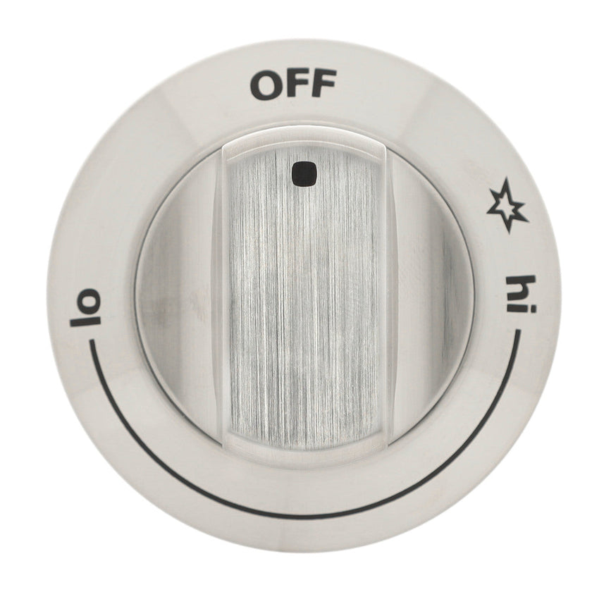Frigidaire 318242275 Stainless Steel Control Knob for Cooktop