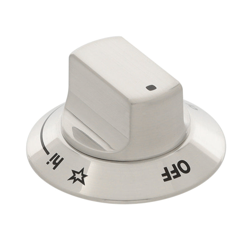 Frigidaire 318242275 Stainless Steel Control Knob for Cooktop