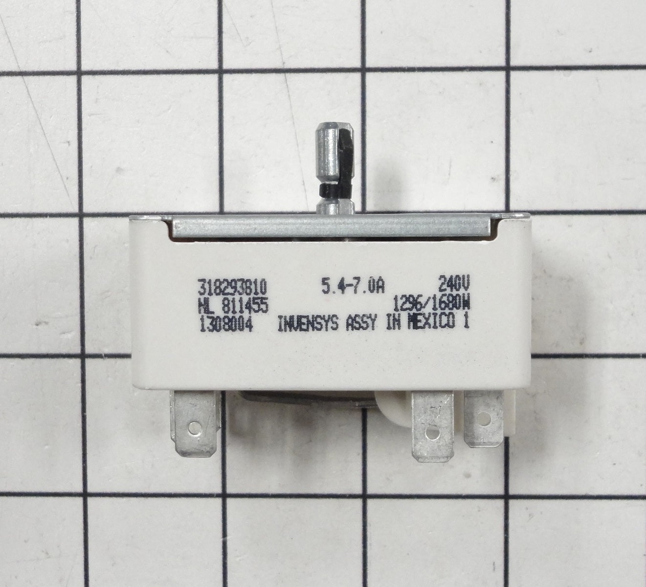 Interrupteur de petit élément de surface pour plaque de cuisson Frigidaire 318293810
