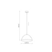 FARO Dome Pendant Light for Kitchen Island, Dining Table & Modern Interiors