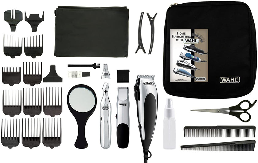 WAHL 30 Piece Complete Barber Kit With Compact Trimmer - 3195