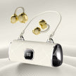 Cute Wireless Earbuds for Women with Handbag Charging Case Noise Reduction