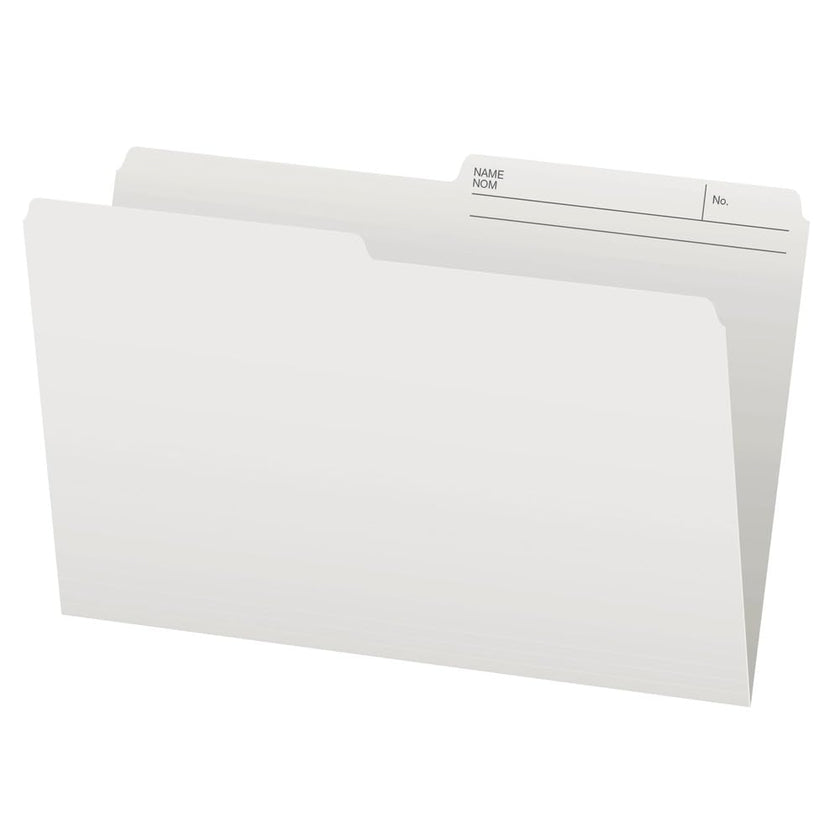 Pendaflex File Folders - Ivory/White Colour File Organizers, 1/2 Cut Tab, Legal Size, Durable Paper Stock, 100/Box, Ideal for Office, Home, and School Organization 🍁 All In One Marketplace Canada