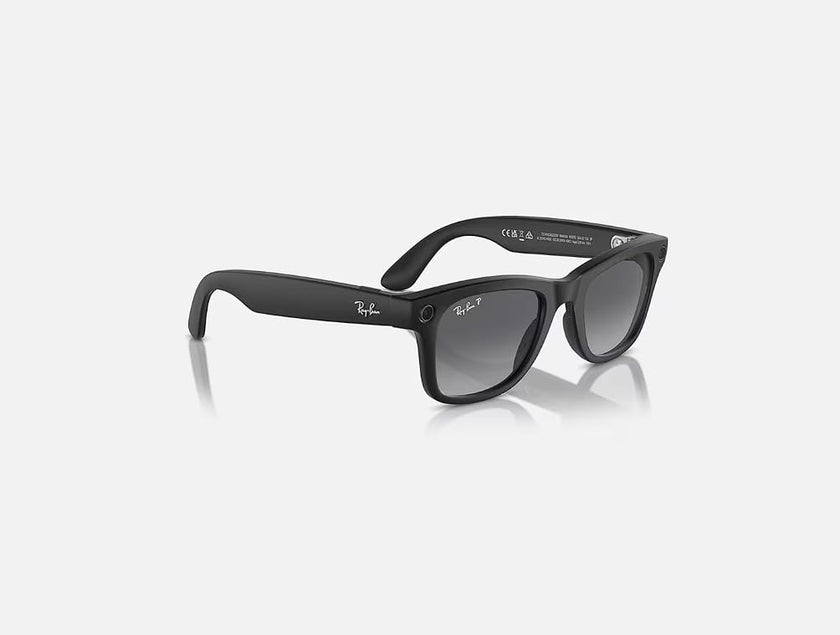 Ray-Ban Meta Glasses, Wayfarer - Matte Black/Polarized Gradient Graphite 🍁 All In One Marketplace Canada