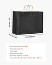 VEVOR Kraft Paper Bags with Handles  Large Eco-Friendly Bags