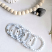 Chalcedony Gemstone Bead Bracelet