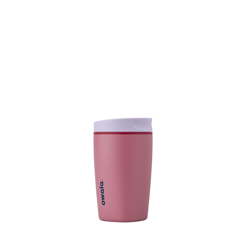 Owala SmoothSip Slider Insulated Stainless Steel Coffee Tumbler, Reusable Iced Coffee Cup, Hot Coffee Travel Mug, BPA Free 12 oz, Crochet Queen 🍁 All In One Marketplace Canada