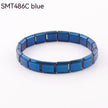 Fashion Personalized Stainless Steel Bracelet – Removable Electroplated Unisex Jewelry