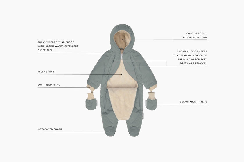 Snow Jumpsuit | 7am Enfant | Smokey