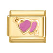 Gold Enamel DIY Pendant Charm – Bracelet Necklace Anklet Accessory