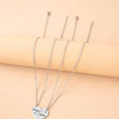2 PCS mother Daughter Necklace gift idea Puzzle Necklace