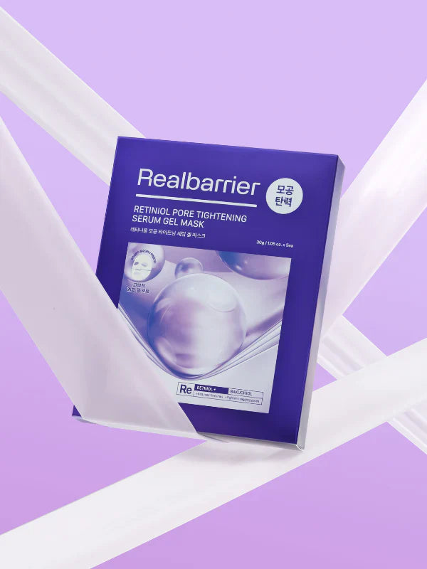 Real Barrier Retiniol Pore Tightening Serum Gel Mask 30g - 1 BOX / 5 PCS