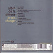 Albin De La Simone / Je Vais Changer - CD