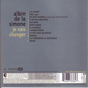 Albin De La Simone / Je Vais Changer - CD