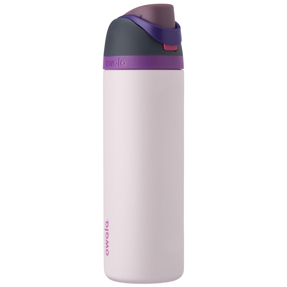 Owala FreeSip Insulated Stainless Steel Water Bottle with Straw for Sports and Travel, BPA-Free, 24oz, Dreamy Field 🍁 All In One Marketplace Canada