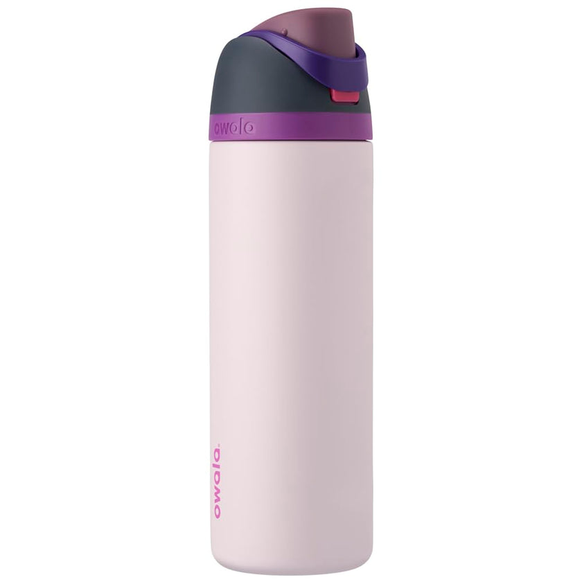 Owala FreeSip Insulated Stainless Steel Water Bottle with Straw for Sports and Travel, BPA-Free, 24oz, Dreamy Field 🍁 All In One Marketplace Canada