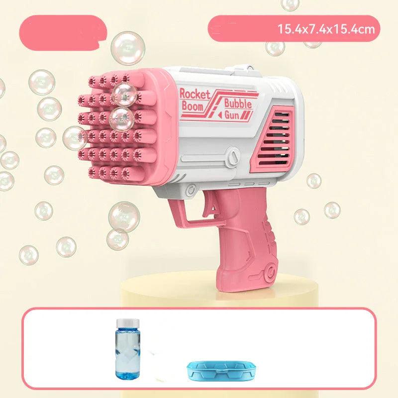 32-hole Bubble Machine Children's Handheld Plus Bubble Blower Gun Toy