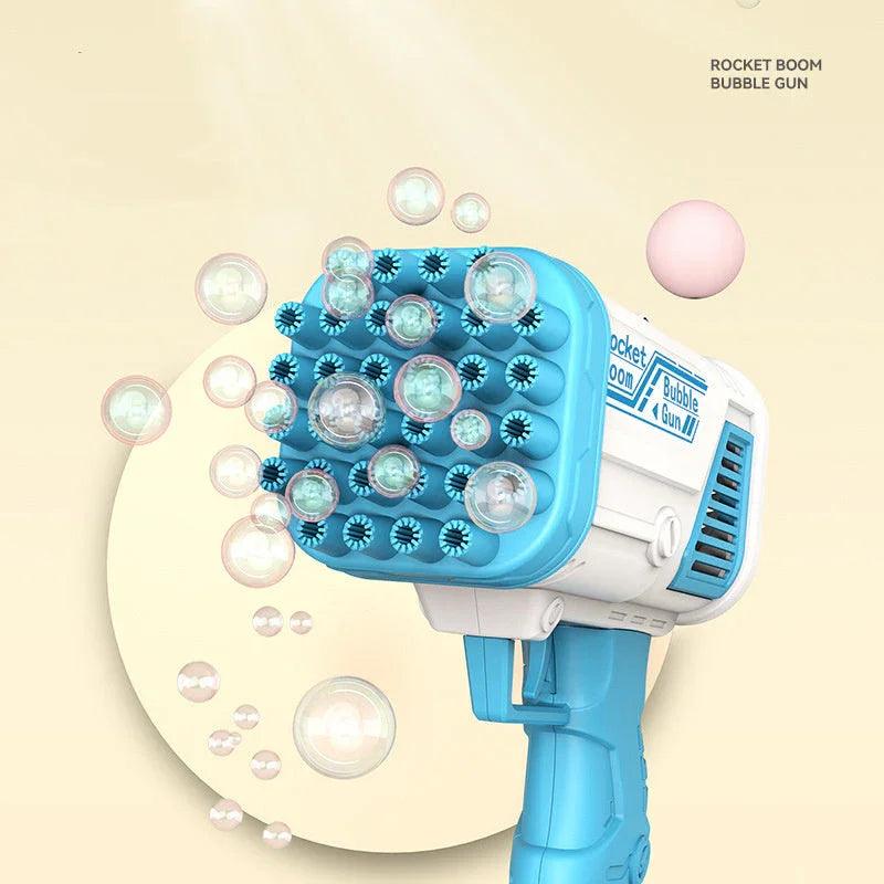 32-hole Bubble Machine Children's Handheld Plus Bubble Blower Gun Toy