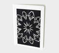 Large | Notebook | Black Stained Glass