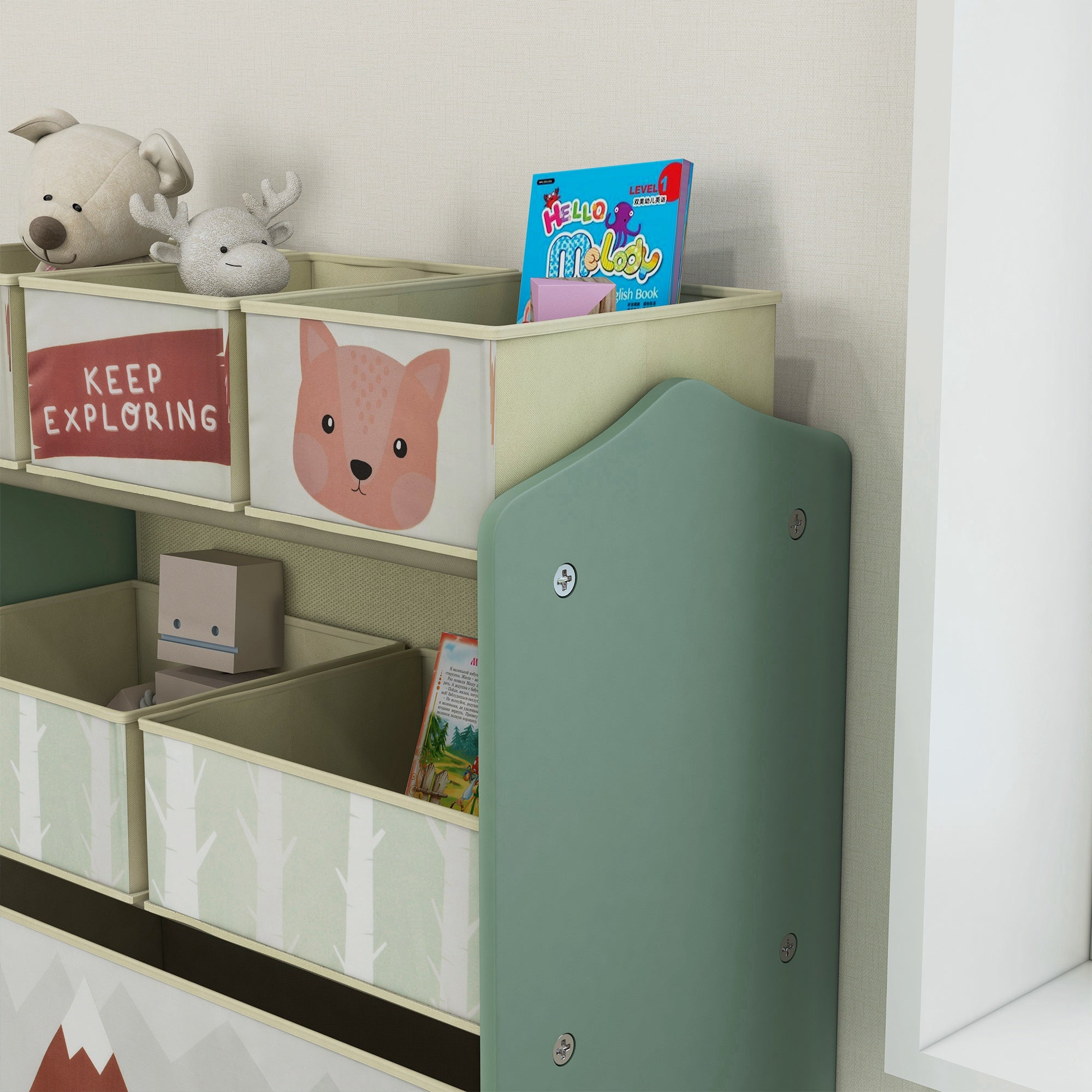 Kids Toy Organizer with 6 Storage Bins, 25