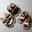Men's Simple Hollow-out Flat Cork Slippers
