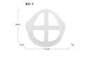 Three-dimensional disposable protective 3D mask stereo bracket
