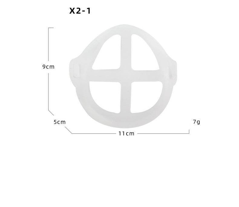Three-dimensional disposable protective 3D mask stereo bracket