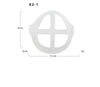 Three-dimensional disposable protective 3D mask stereo bracket