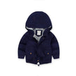Children Cashmere Hoodie Windproof Winter jacket kids
